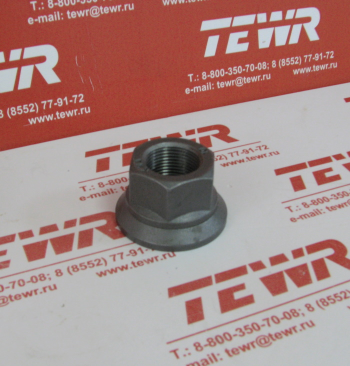 Гайка М22*1,5 колеса ЕВРО ТЕФЛОН (Серая) ключ 32 H-32 93865-3104038-H32T