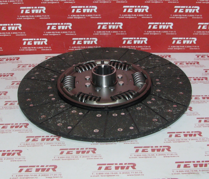 Диск сцепления ведомый (362мм) (ан.1878004238,1878063531) 1878079331 (КМ1878079331) КММЗ